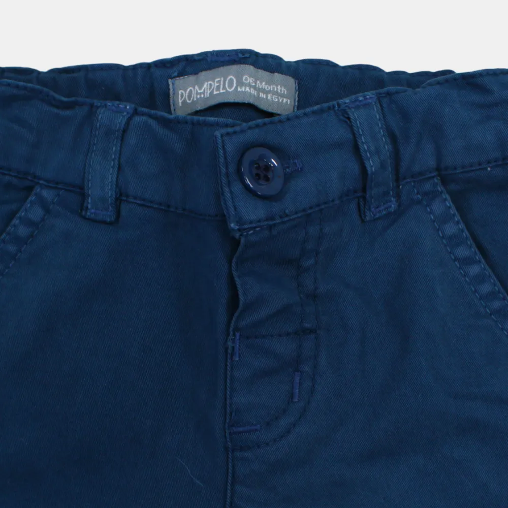 Pantalons en gabardine marine pour bébé garçon