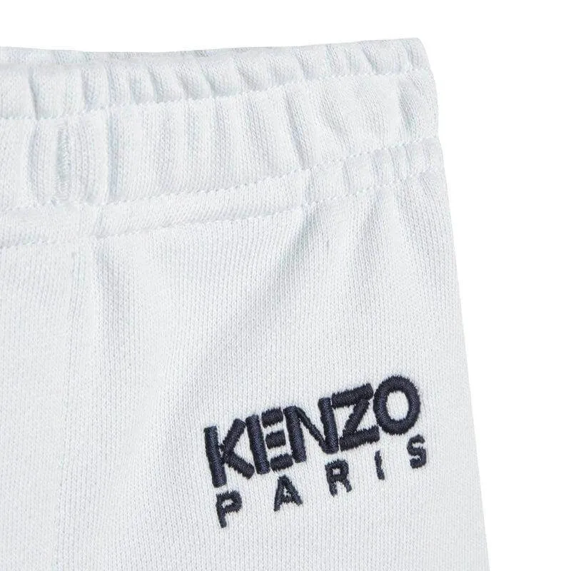 Shorts en jersey de coton bleu pâle pour bébé garçon