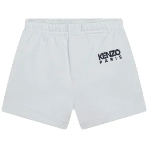 Shorts en jersey de coton bleu pâle pour bébé garçon