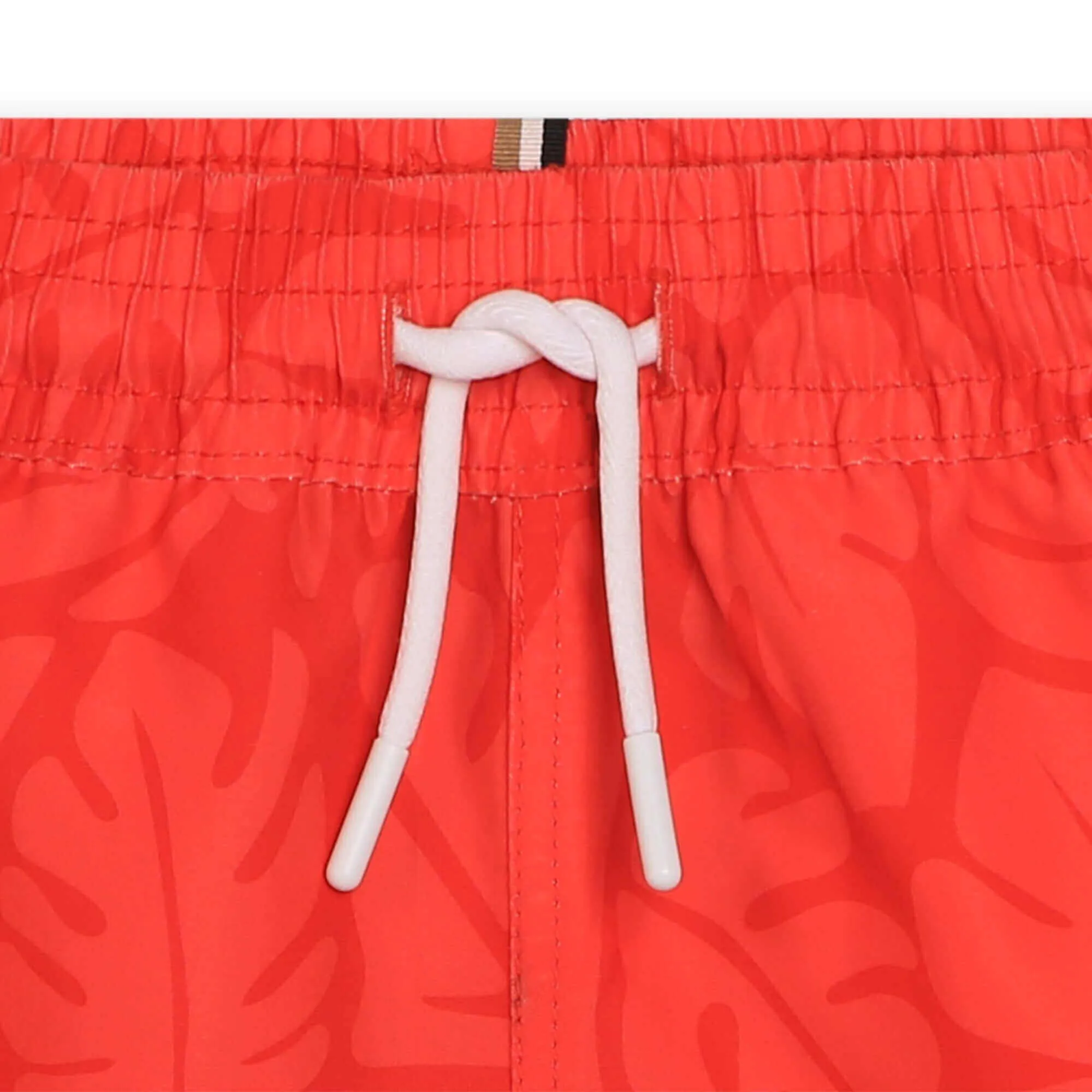 Short de bain imprimé rouge pour bébé garçon