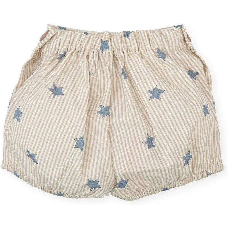 Shorts à rayures étoilées pour bébé garçon