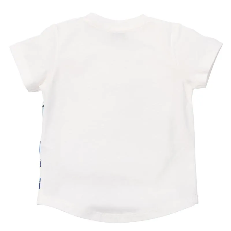 T-shirt Éléphant Blanc pour Bébé Garçon