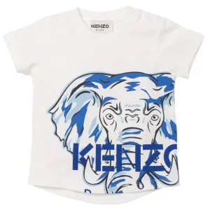 T-shirt Éléphant Blanc pour Bébé Garçon