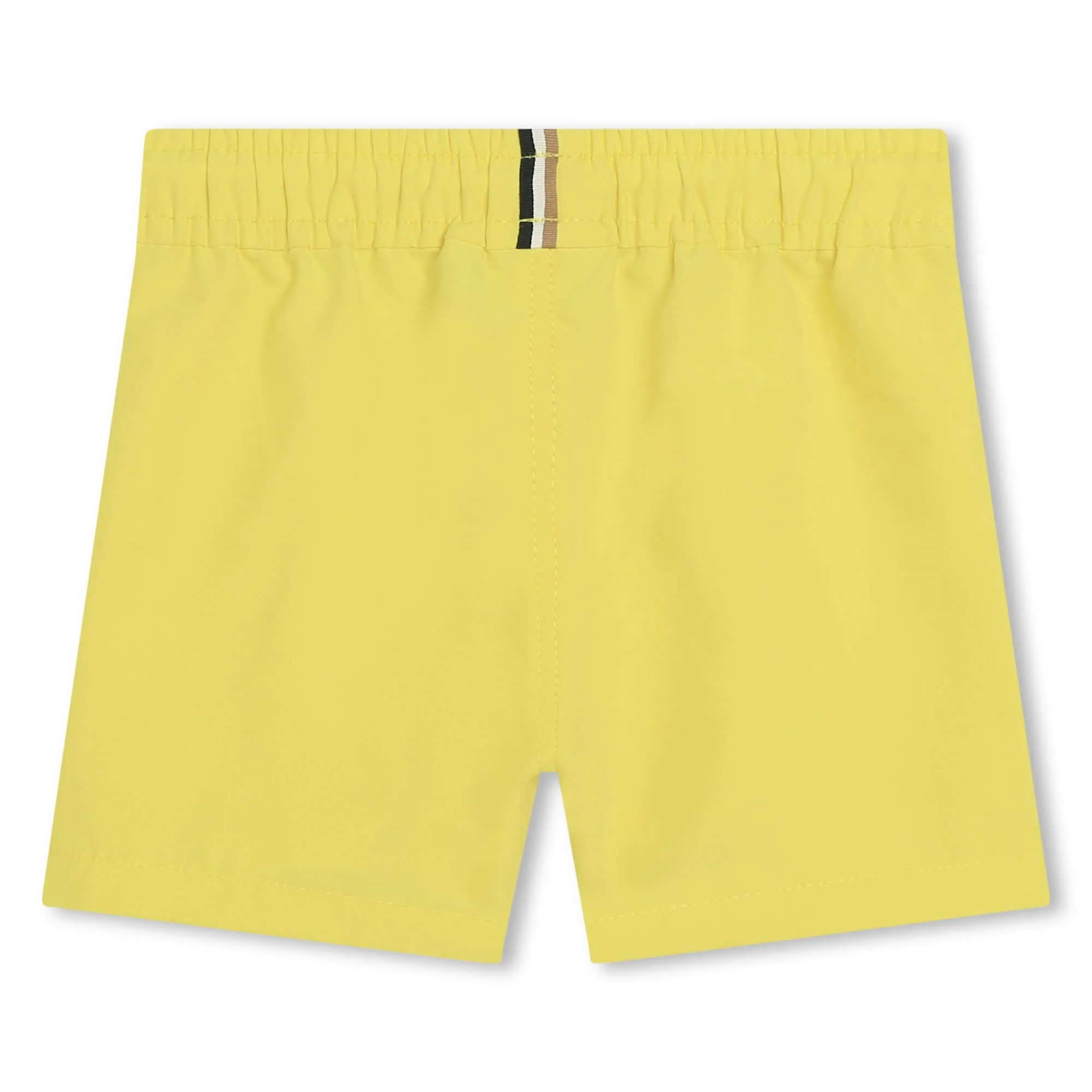 Short de bain pour garçons avec logo jaune
