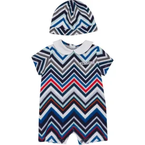 Shorty Zig Zag et Bonnet pour Bébé Garçon