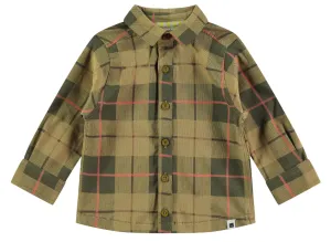 Chemise bébé à boutons - Vichy Kiwi par Babyface