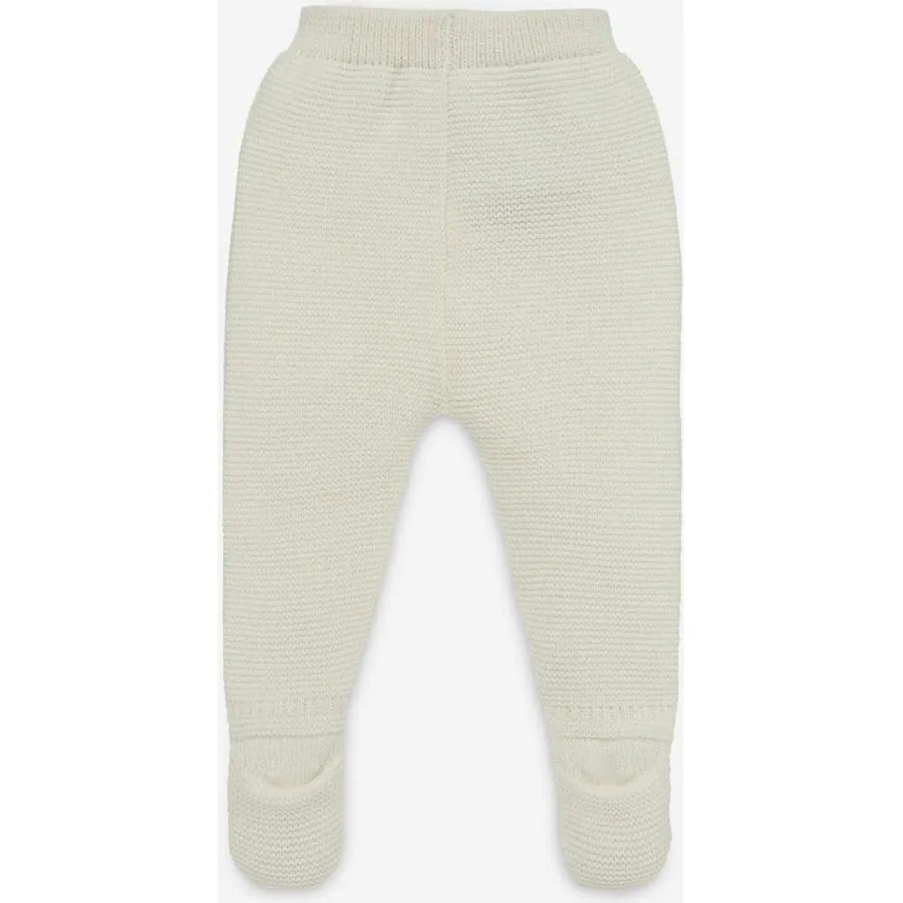 Ensemble en maille crème pour bébé