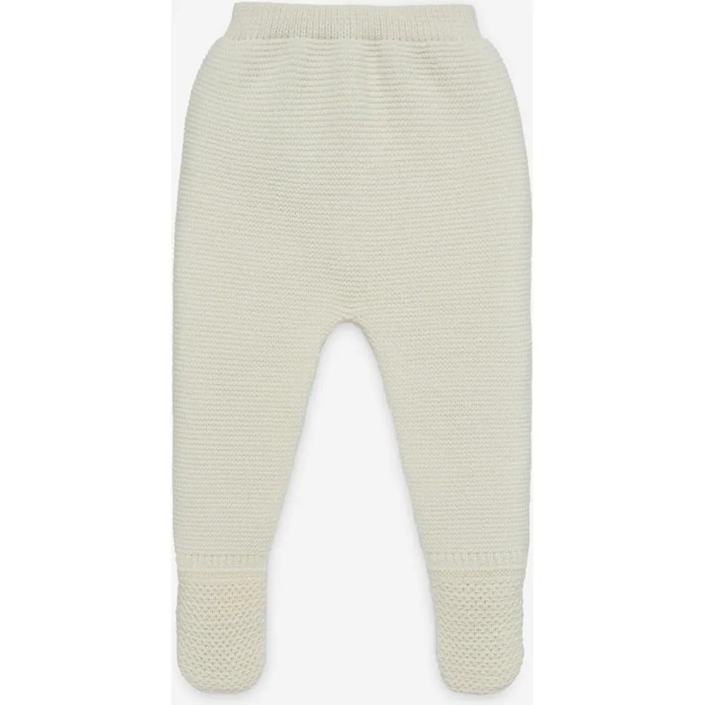Ensemble en maille crème pour bébé
