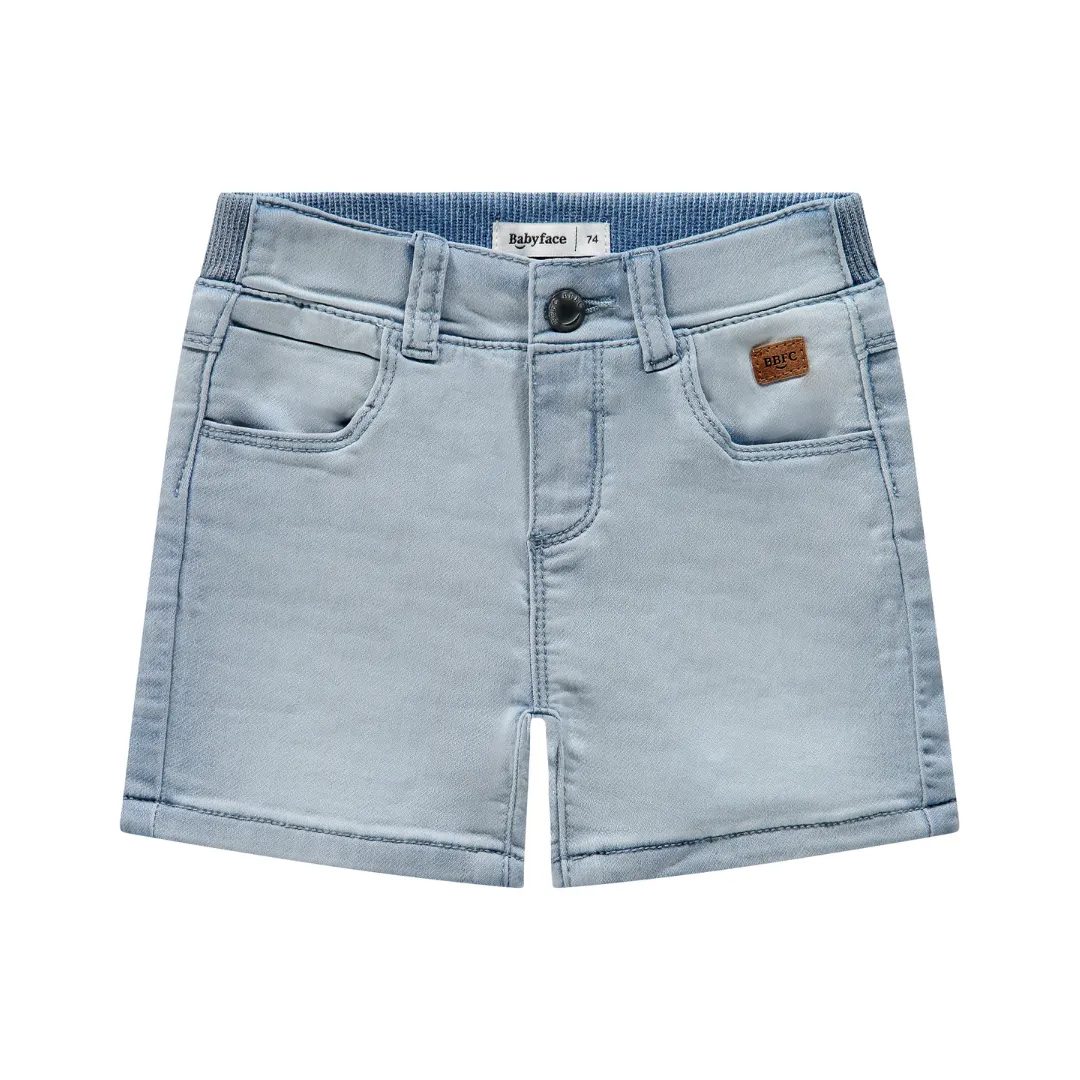 Short de jogging en denim pour bébé - Bleu clair par Babyface