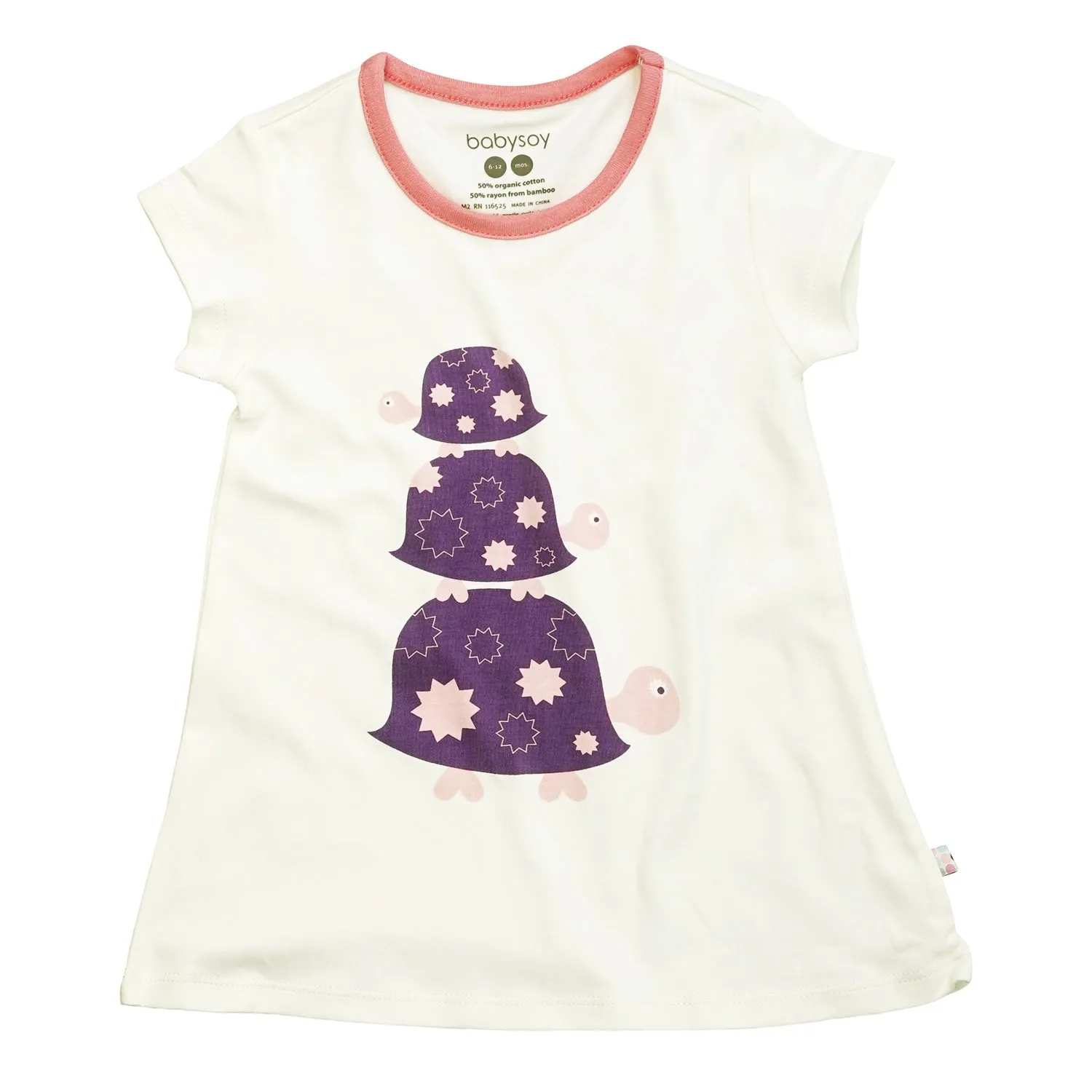 T-shirt A-line imprimé animalier pour bébé fille