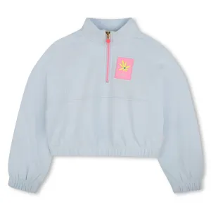 Sweat-shirt bleu pour bébé fille