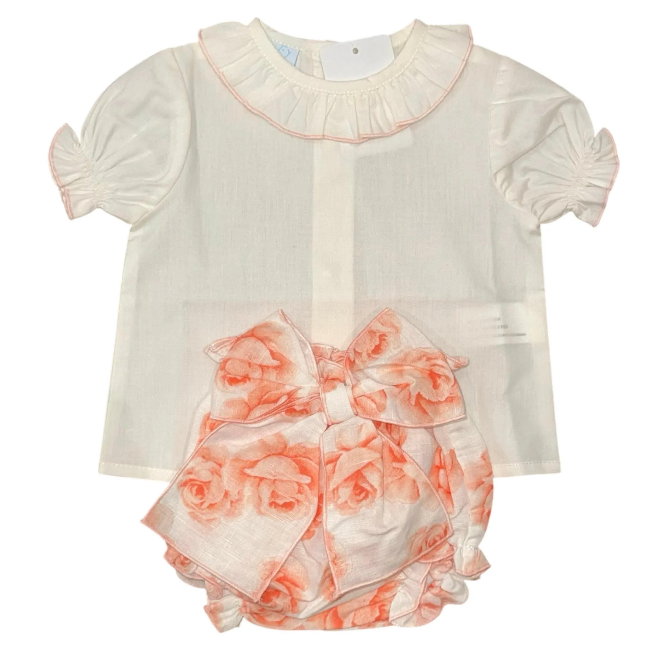 Ensemble Bloomer Fleuri pour Bébé Fille