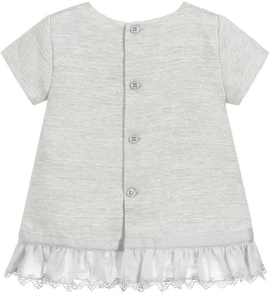Ensemble Robe Grise et Culotte pour Fille
