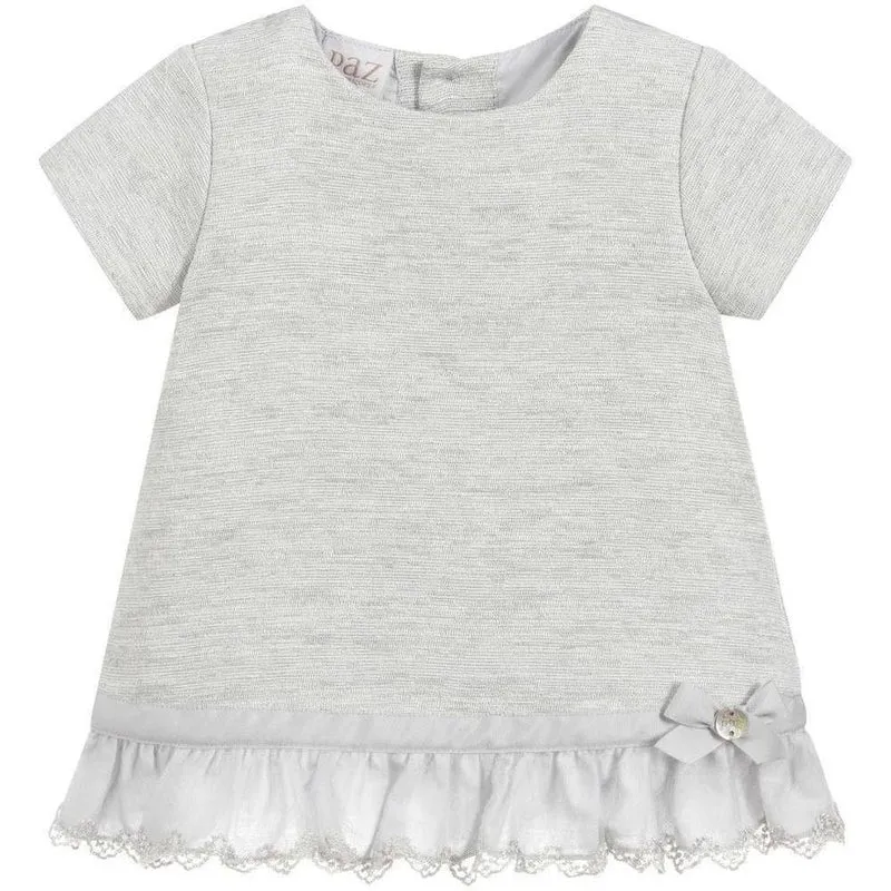 Ensemble Robe Grise et Culotte pour Fille