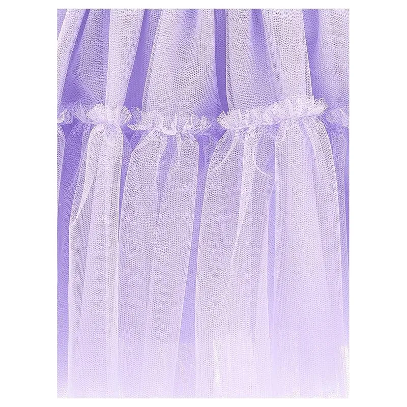 Jupe en tulle lilas pour bébé fille
