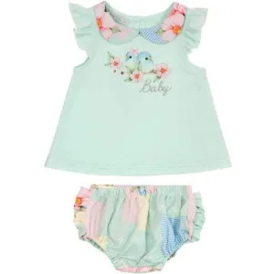 Ensemble Oiseau Vert Menthe pour Bébé Fille