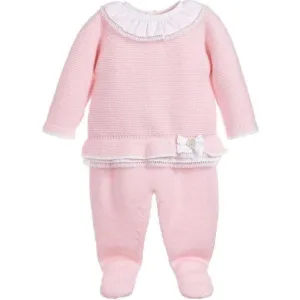 Ensemble Rose et Blanc pour Bébé Fille