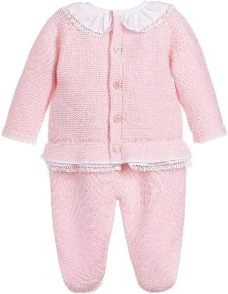 Ensemble Rose et Blanc pour Bébé Fille