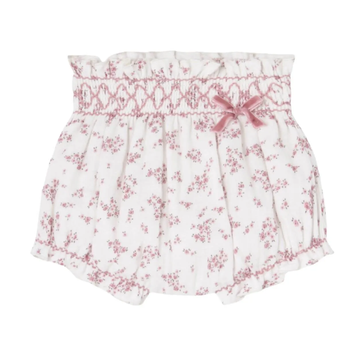 Ensemble 3 pièces floral rose pour bébé fille