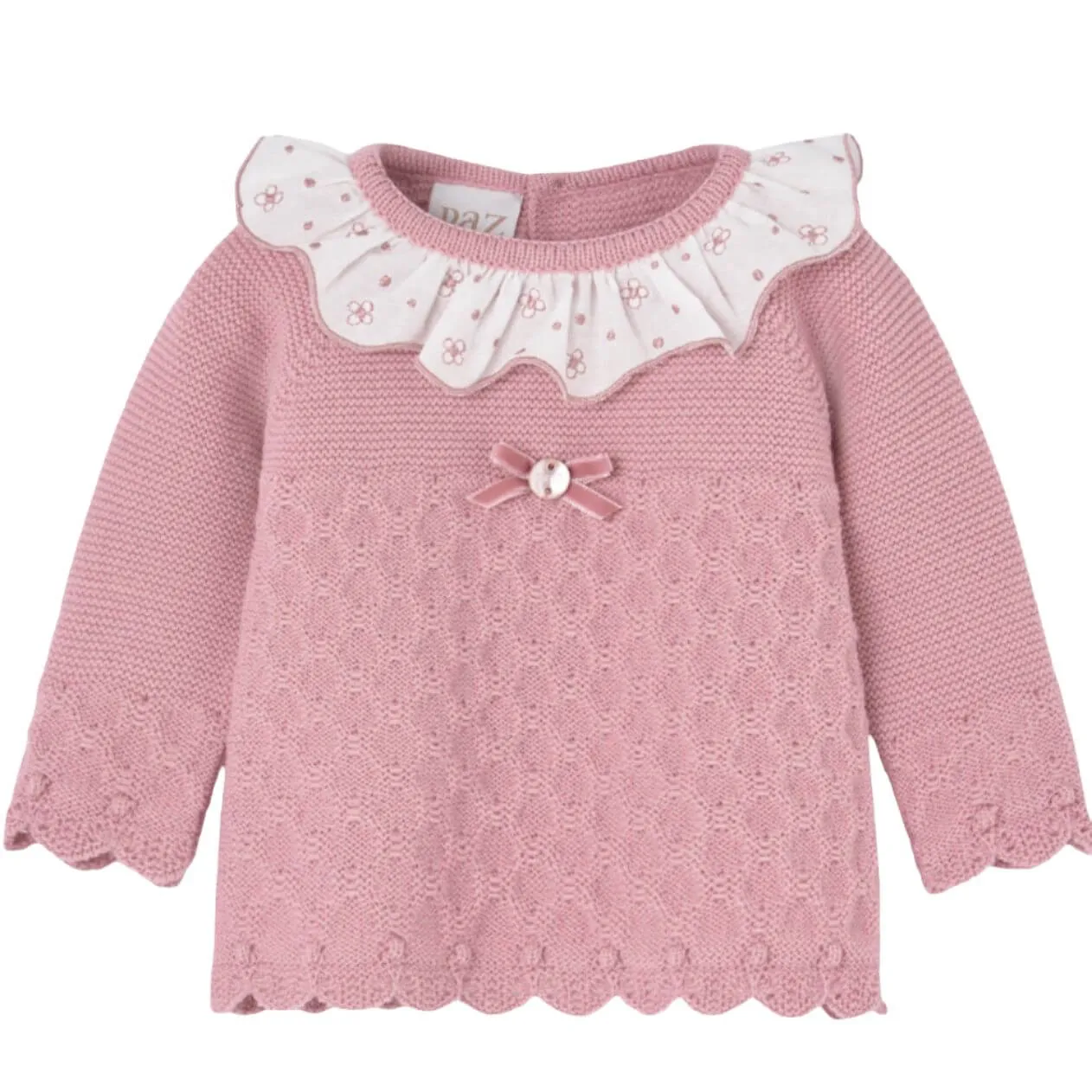 Ensemble 3 pièces floral rose pour bébé fille