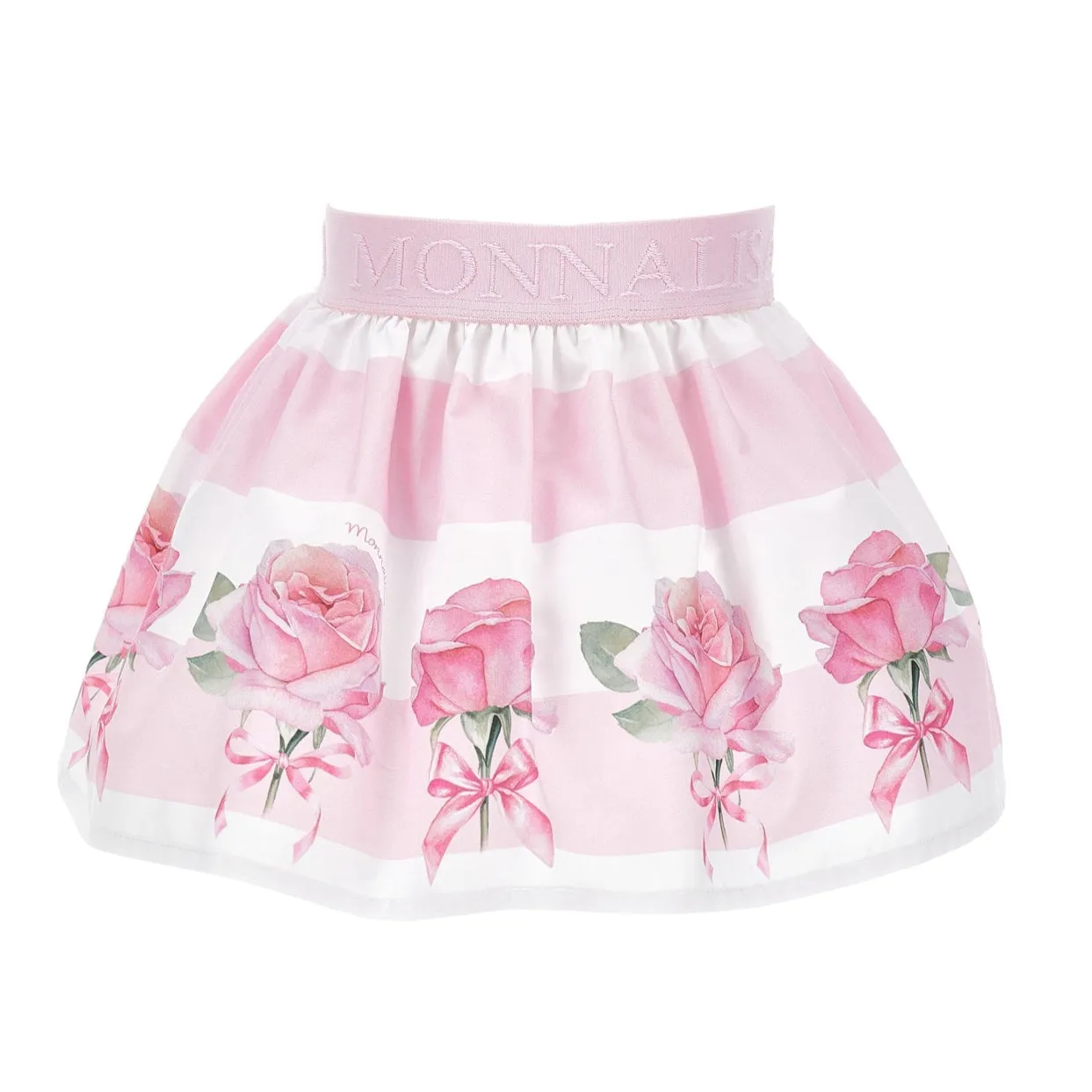 Jupe Fleurie Rose pour Bébé Fille