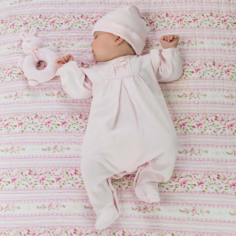 Grenouillère rose pour bébé fille Shantel