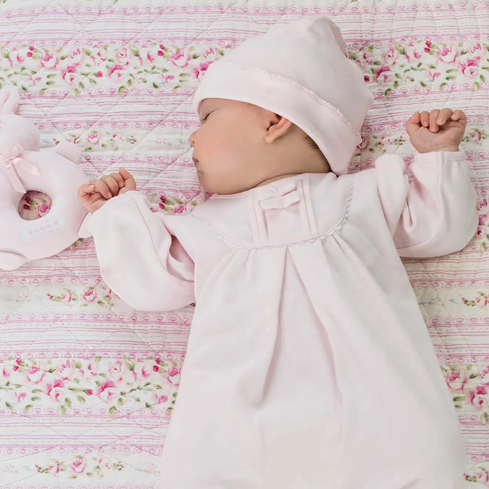 Grenouillère rose pour bébé fille Shantel