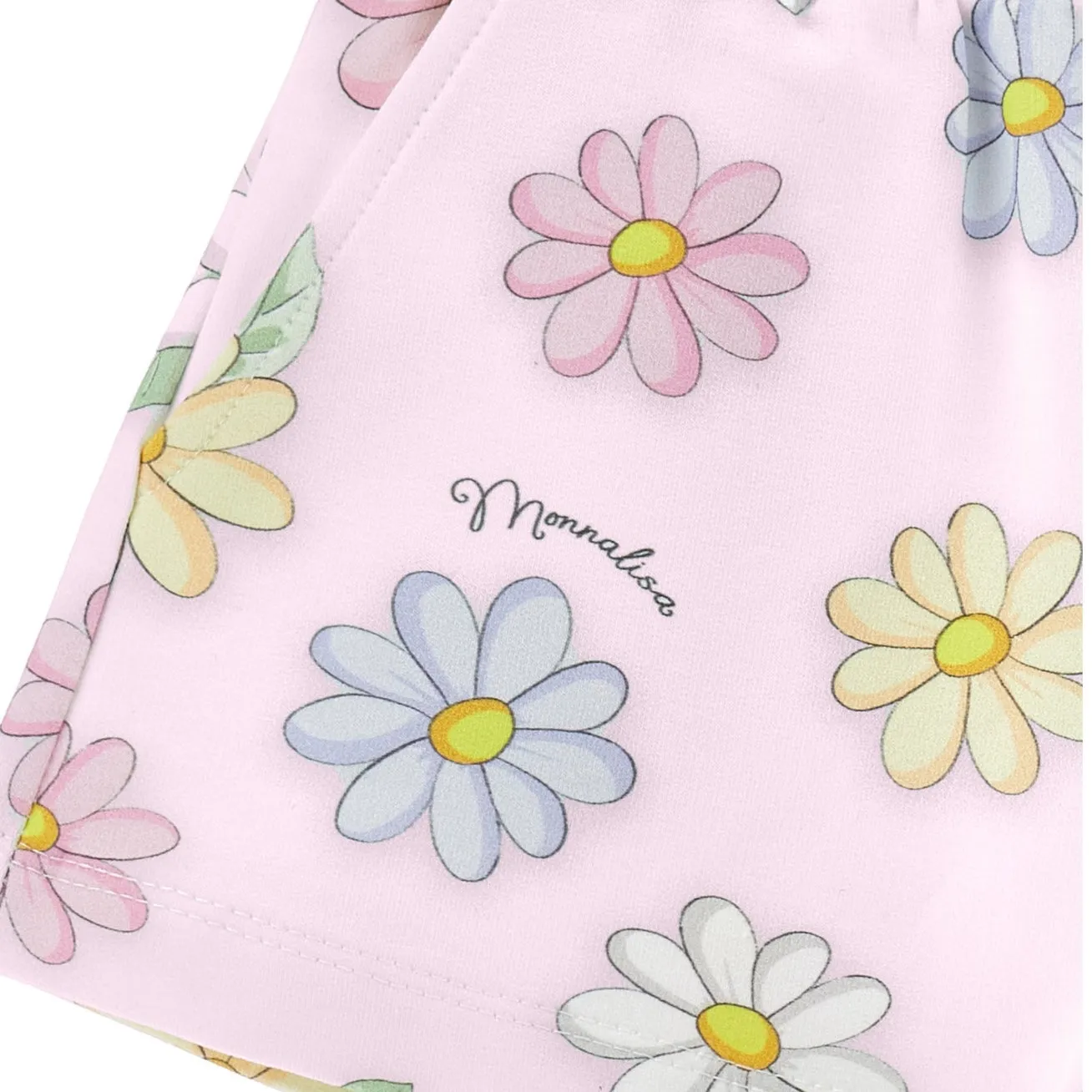 Short rose pour bébé fille