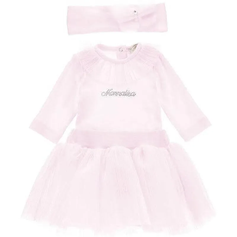 Ensemble Jupe en Tulle Rose pour Bébé Fille