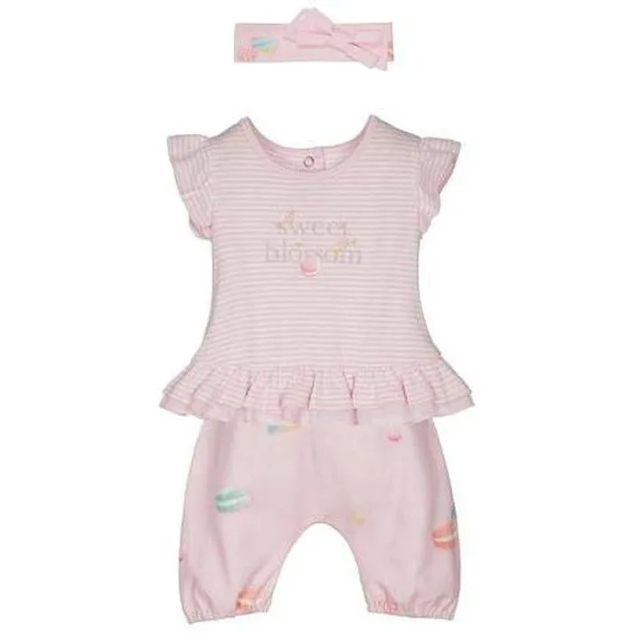 Ensemble rayé pour bébé fille