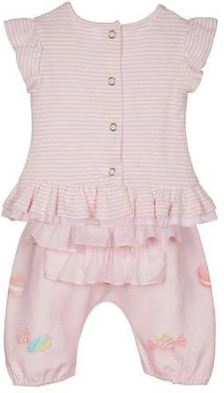 Ensemble rayé pour bébé fille