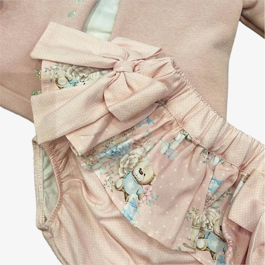 Ensemble Bloomer en Teddy pour Bébés Filles