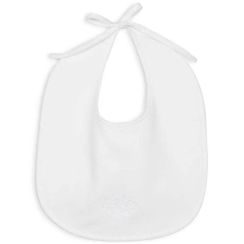 Ensemble de grenouillère en coton bio blanc pour bébé fille
