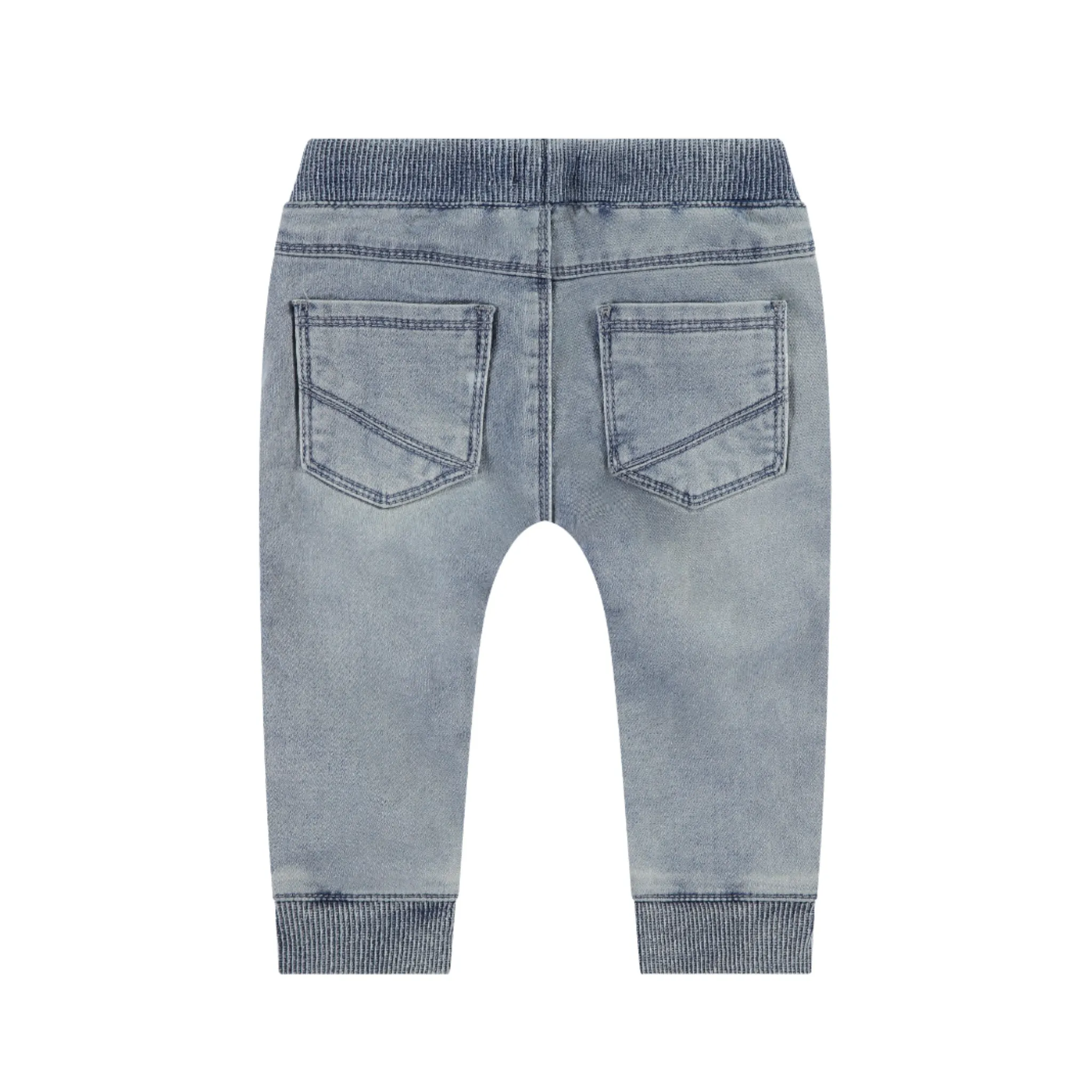Pantalon Jogg Denim Bébé - Bleu Moyen par Babyface