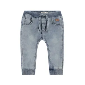 Pantalon Jogg Denim Bébé - Bleu Moyen par Babyface