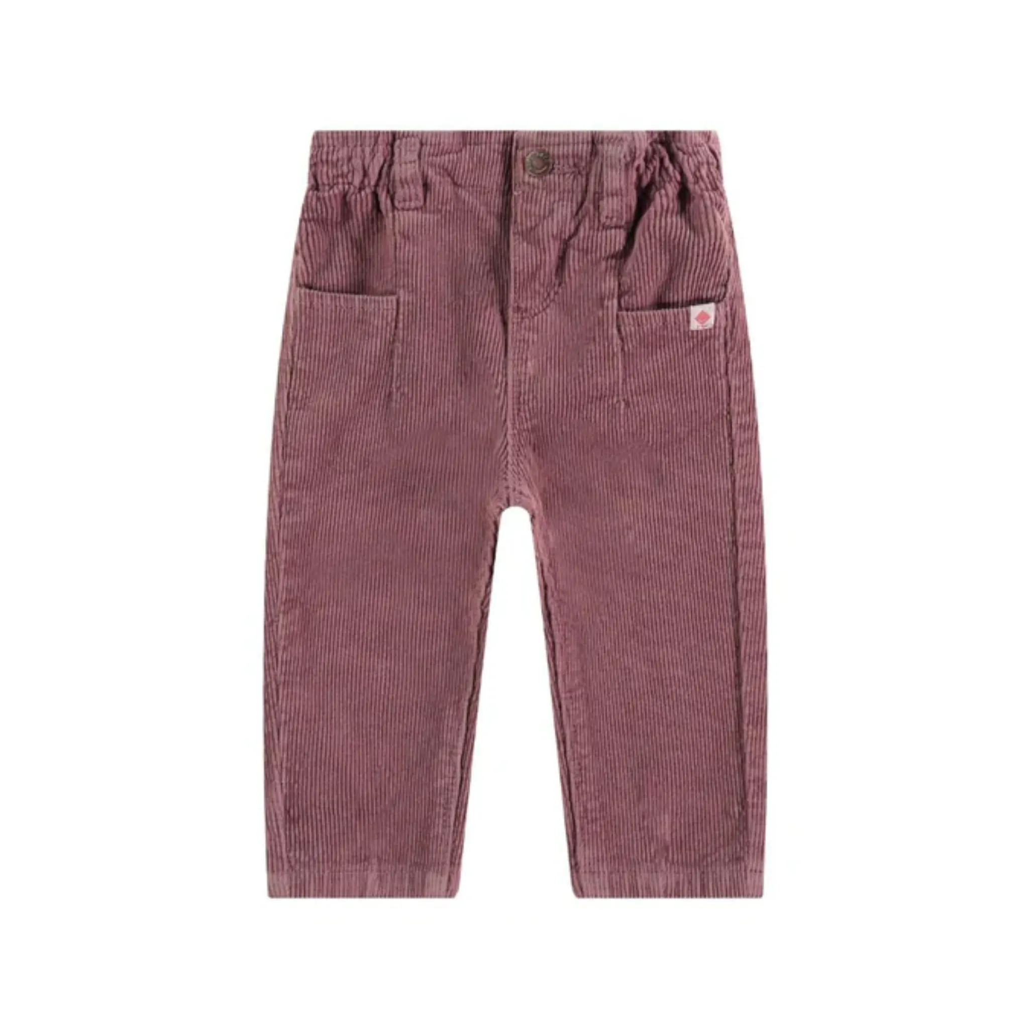 Pantalon en velours côtelé Baby Paperbag - Violet par Babyface