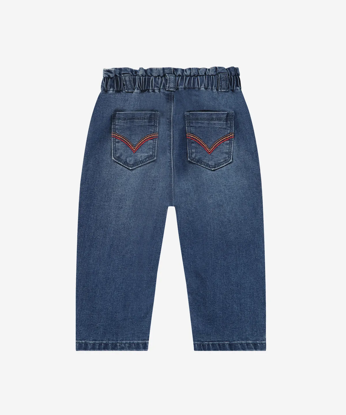 Pantalon Baby Paperbag - Jean Bleu par Babyface