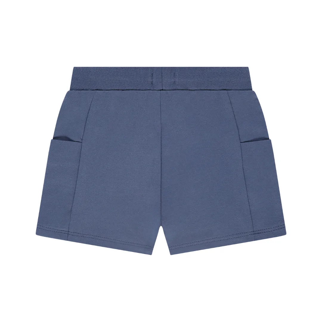 Short en sweat pour bébé - Bleu par Babyface