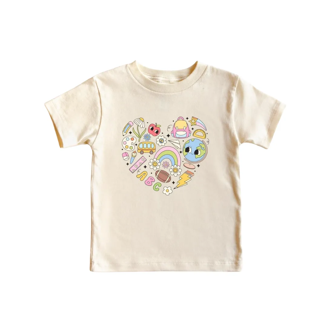 T-shirt Rentrée scolaire - Naturel par PETITRUE