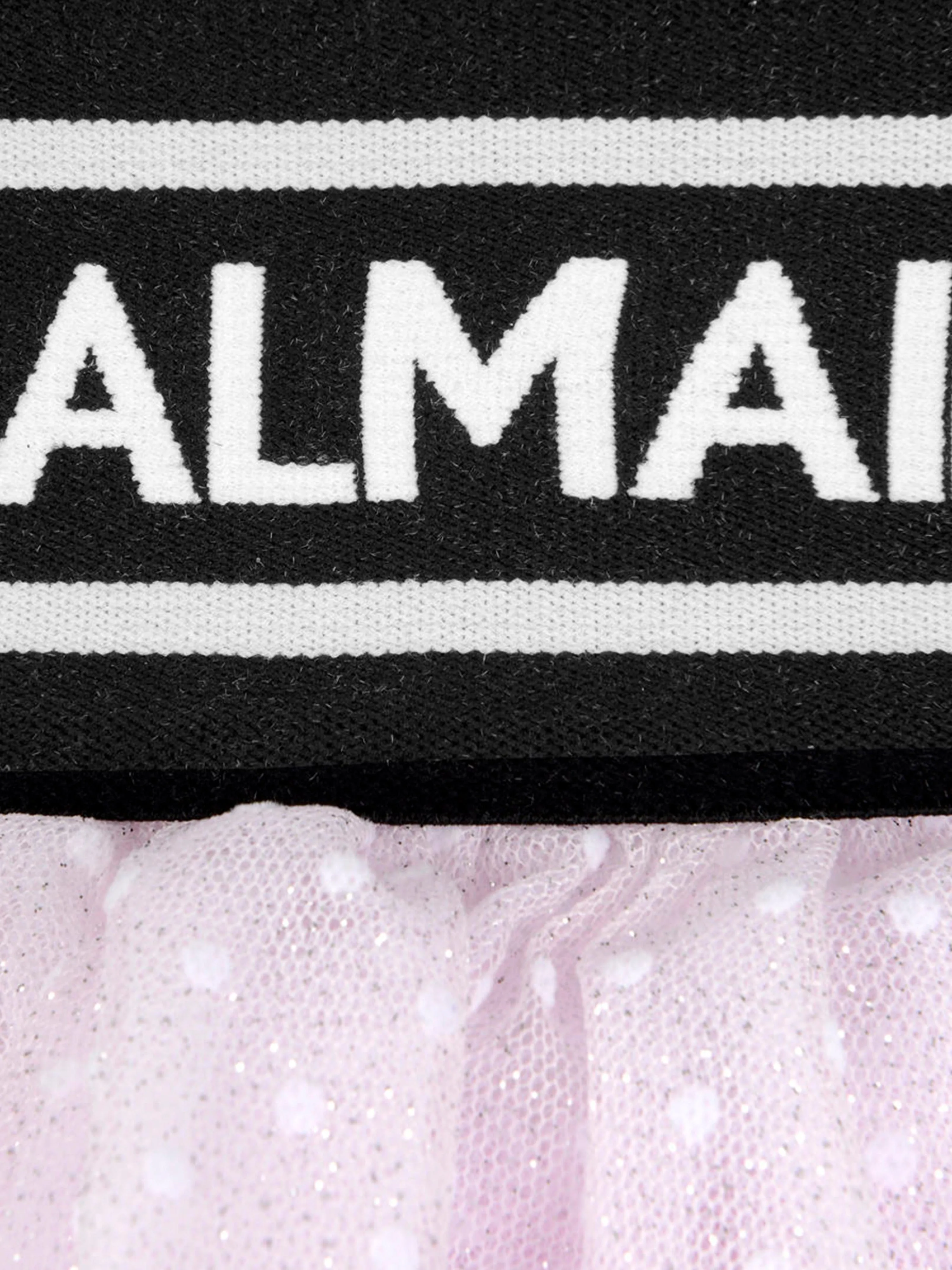 Jupe en tulle à pois Balmain pour fille