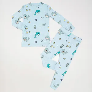 Pyjama deux pièces en bambou Océan