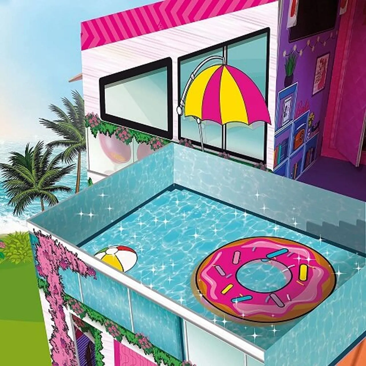 Villa d'été Barbie Dreamhouse avec poupée