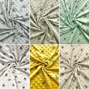 Tissu en polaire Bears Dimple