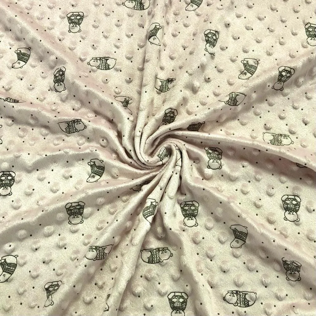 Tissu en polaire Bears Dimple