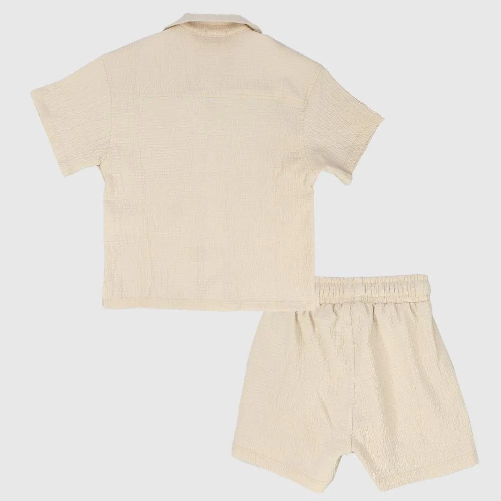 Ensemble 2 pièces beige
