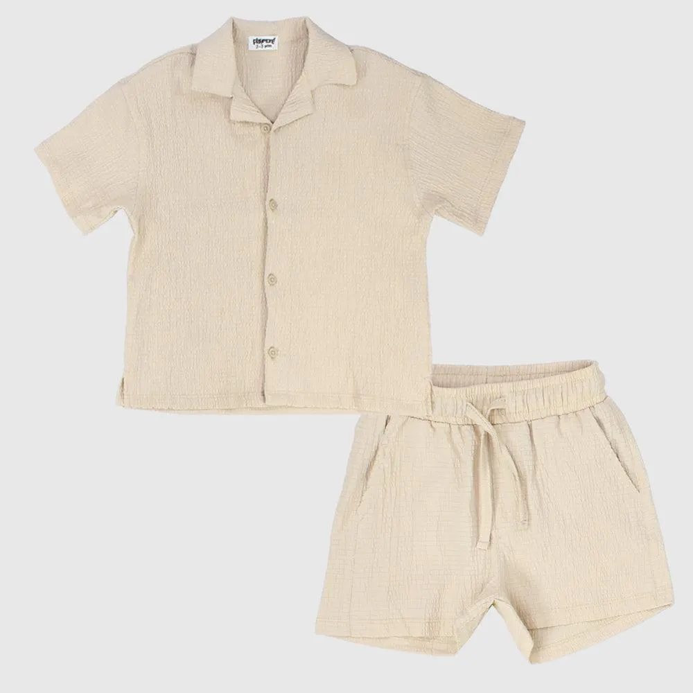 Ensemble 2 pièces beige