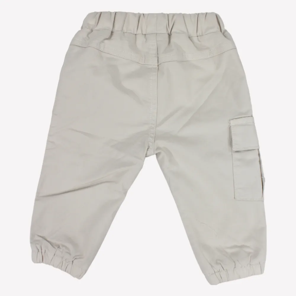 Pantalon cargo beige