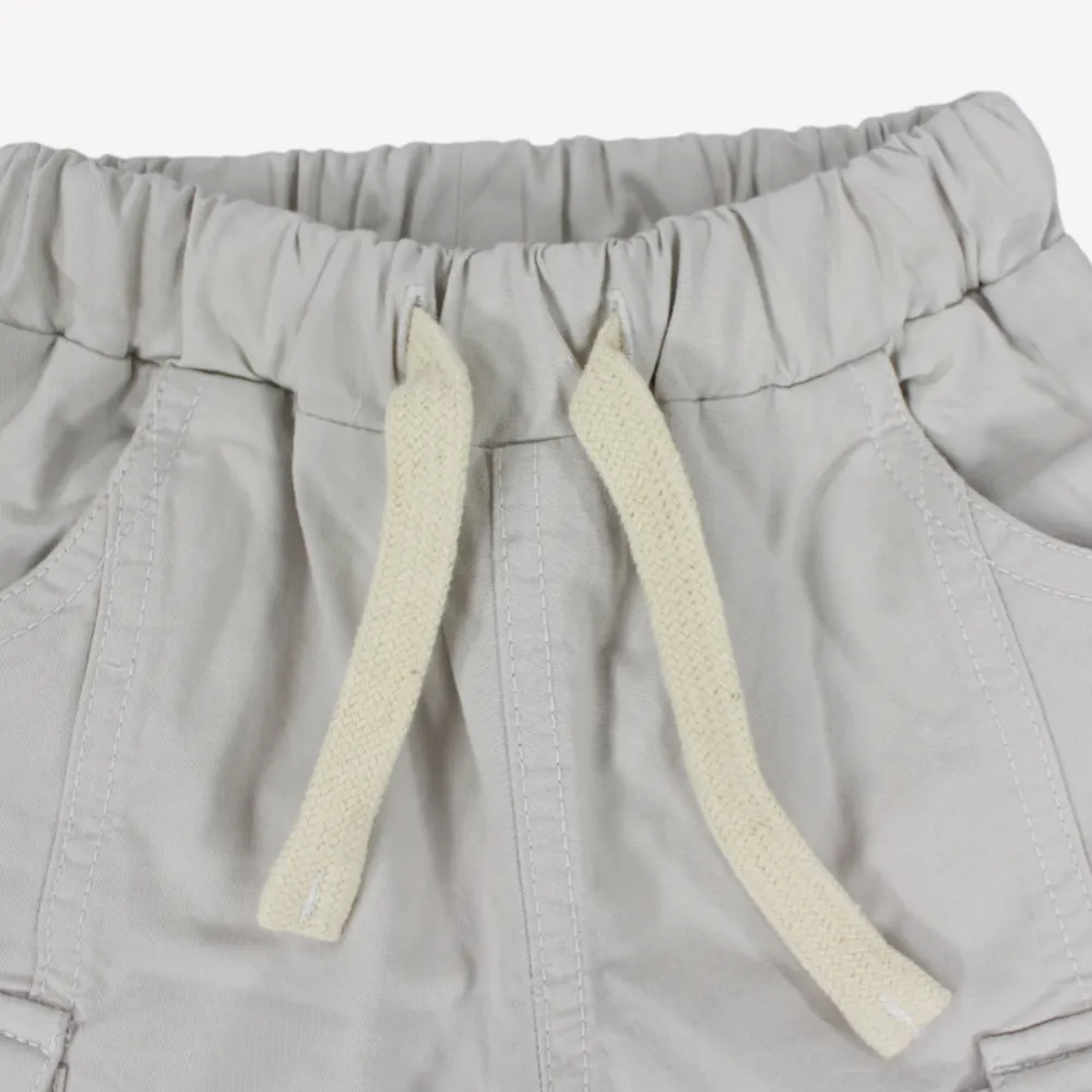 Pantalon cargo beige
