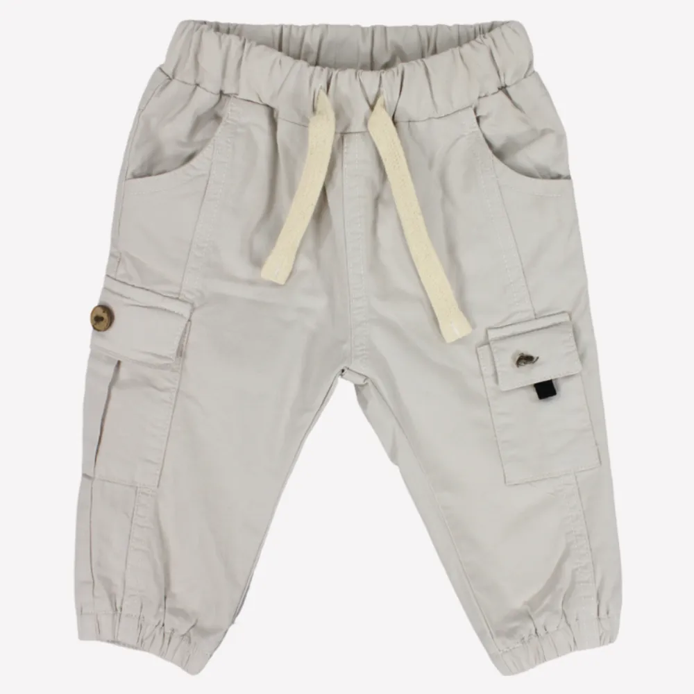 Pantalon cargo beige