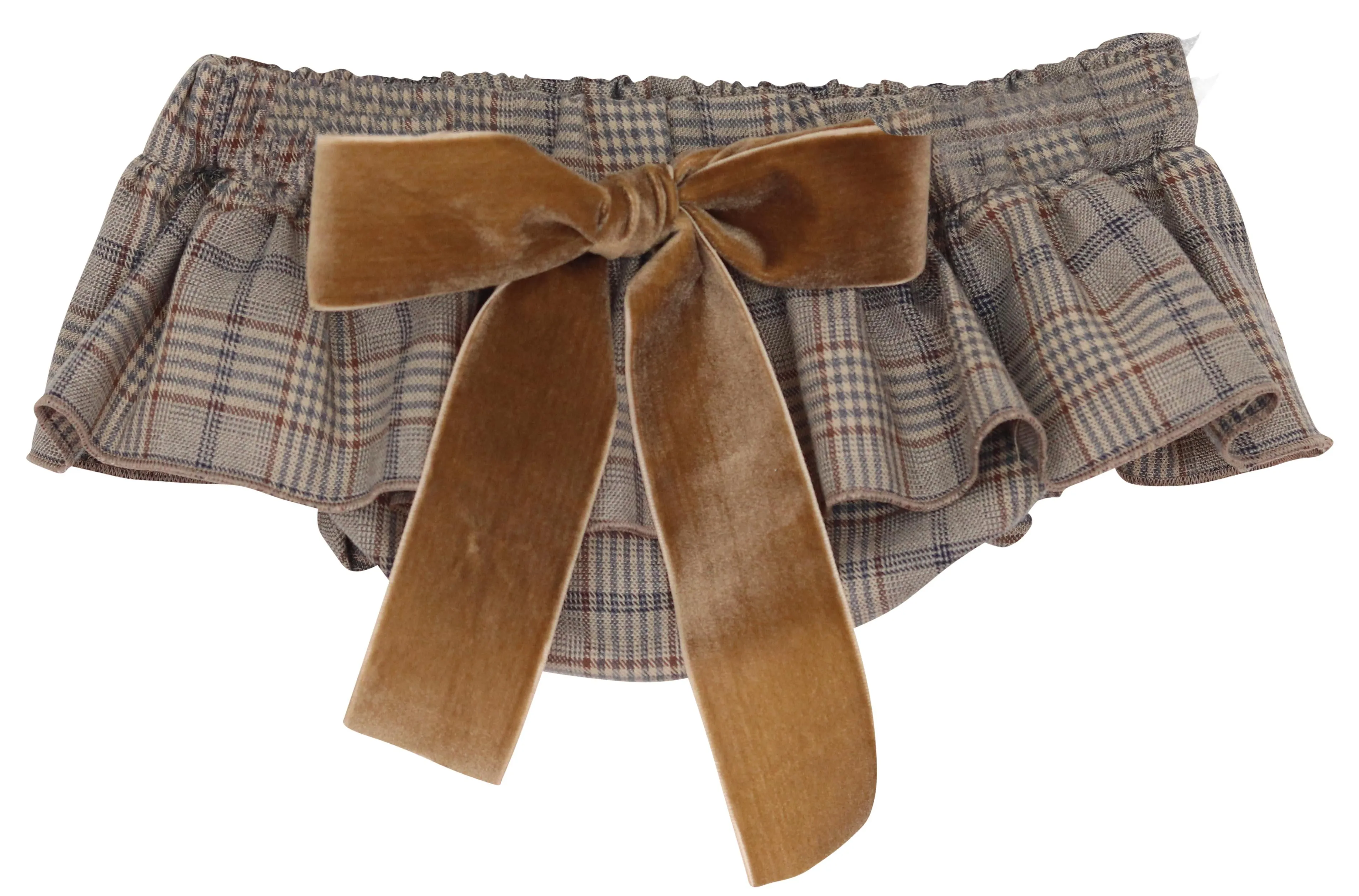Bloomer à carreaux beige